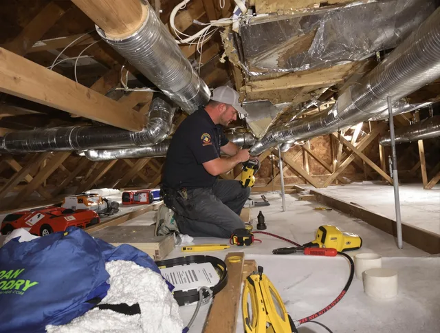 Professional air duct repair by Bedford Air Duct Cleaning in Bedford