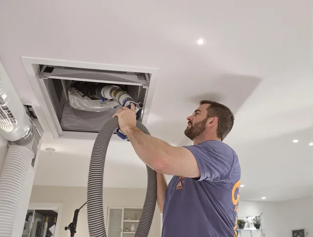 Precision indoor duct cleaning by Bedford Air Duct Cleaning in Bedford